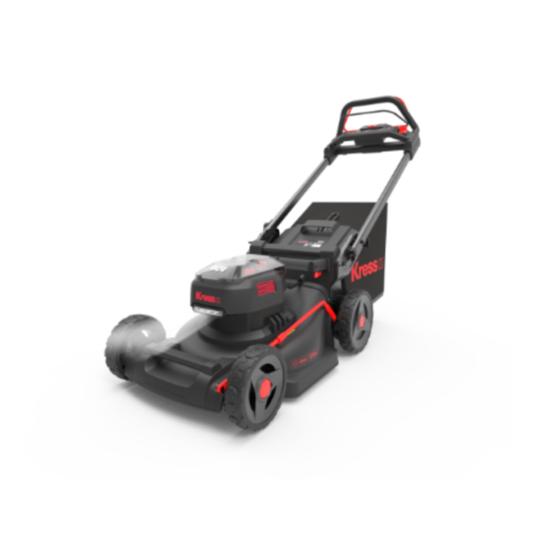 Kress 60V/51cm Brushless Dual Blades Self-Propelled Lawn Mower (including battery & charger - KG762)